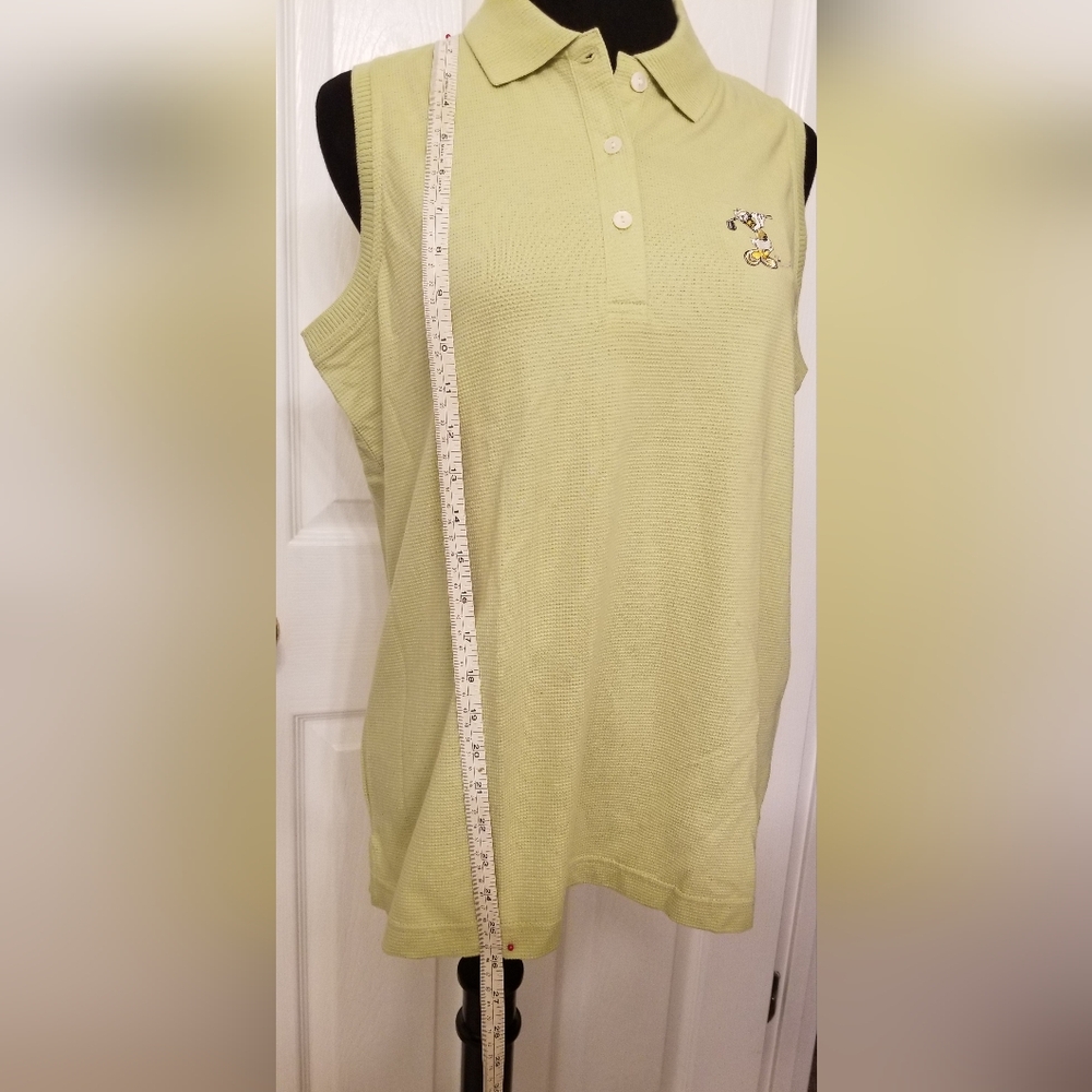 Vintage 90s Disney ANTIGUA Polo Tank Top NWT - Picture 3 of 12